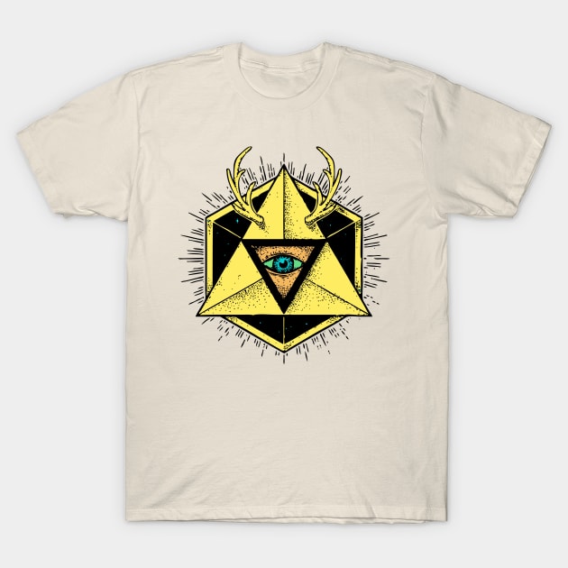 Triangle deer eyes T-Shirt by Spectrum